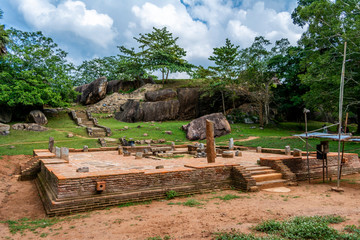 Ruins of Vessagiriya monastery, Sri Lanka