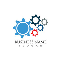 Gear Logo Template vector icon illustration