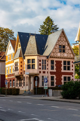 Fototapeta na wymiar Eupen, Belgium beautiful old architecture, street view