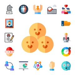 Fototapeta premium people icon set