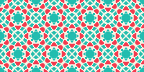 Vector Border Arabic Pattern