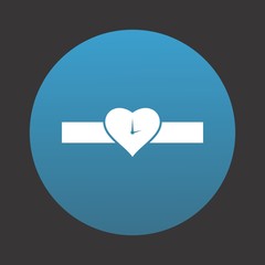 Heart Watch Icon For Your Design,websites and projects.