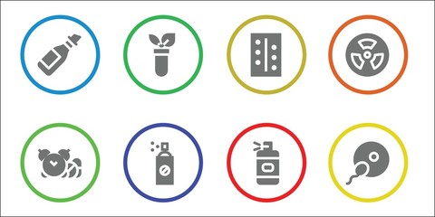 chemical icon set