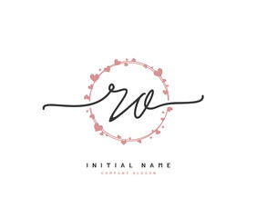 R A RA Beauty vector initial logo, handwriting logo of initial signature, wedding, fashion, jewerly, boutique, floral and botanical with creative template for any company or business.