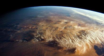 earth in space