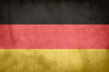 german Grunge Flag