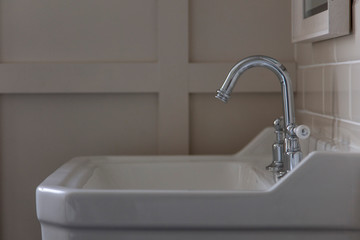 Bathroom sink vintage style interior design