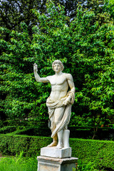 Exploring the Vatican city gardens in Rome, Italy