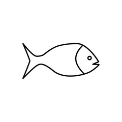 Snapper icon trendy flat design