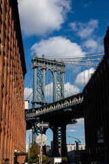 Obraz premium Vue du pont depuis Brooklyn