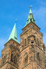 Fototapeta na wymiar St. Sebaldus Church in Nuremberg