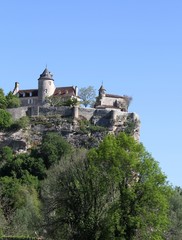 Obraz premium Château de Belcastel à Lacave dans le Lot