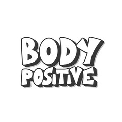 Body positive phrases. Love yourself. Vector set.