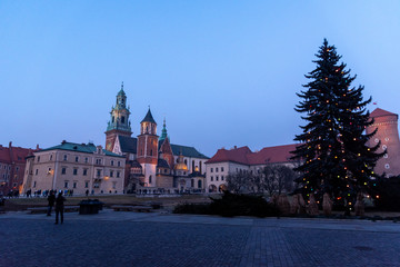 Fototapeta na wymiar Cracovia - Castello Reale di Wawel