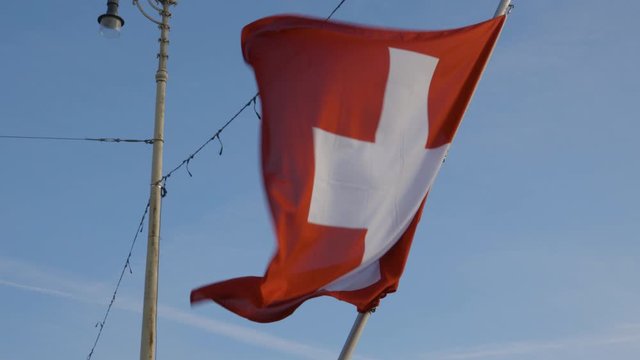 Switzerland flag in basel