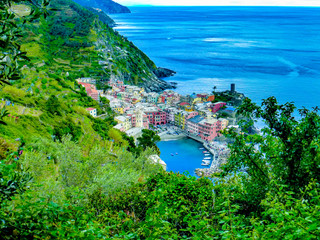 exploring  the costal village of Vernazza, which is a small village in the Liguria region of Italy known as Cinque Terra