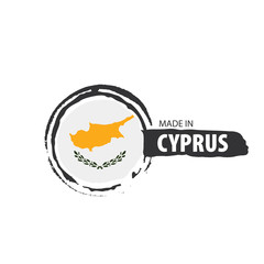 Cyprus flag, vector illustration on a white background
