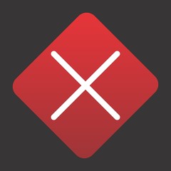 Fototapeta premium Cancel Icon For Your Design,websites and projects.