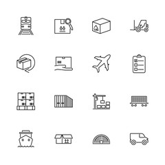 Cargo - Flat Vector Icons