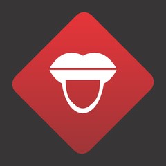 Tongue Icon For Your Design,websites and projects.