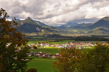 Fototapeta na wymiar Panorama Erl Österreich