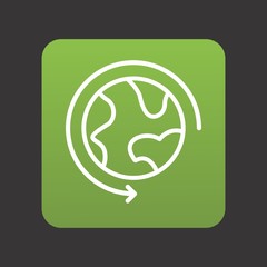 Round The World Icon For Your Design,websites and projects.