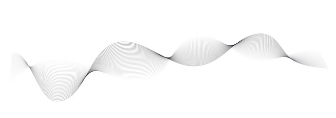 abstract wave lines on white background