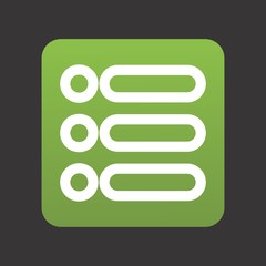 Obraz premium List Icon For Your Design,websites and projects.