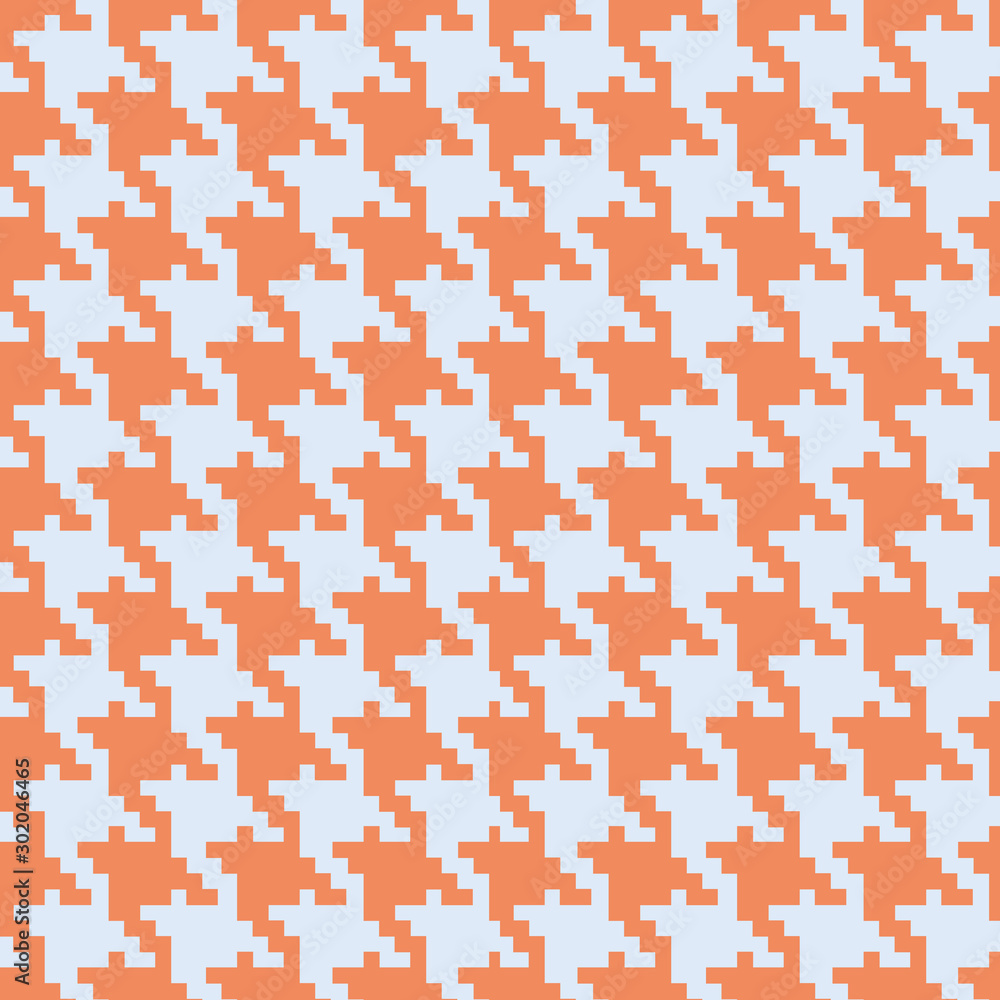 Poster seamless pied de poule squares background pattern print design