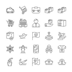 Universal Modern Icon Sheet For Websites And Mobile Applications