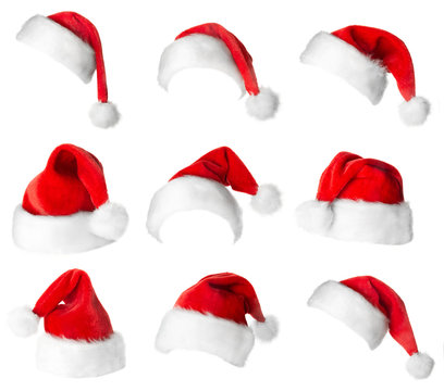 Santa Claus red hats