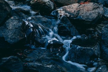 Stream flowing