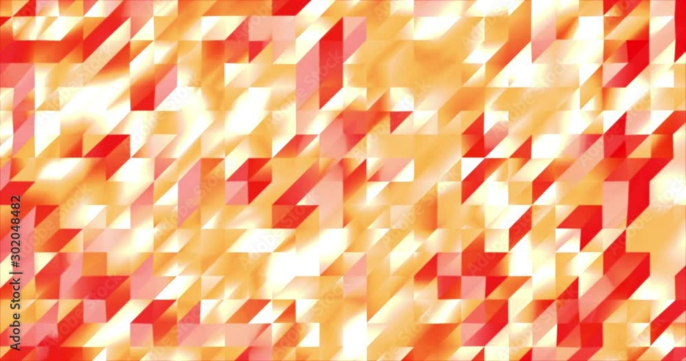 Poster abstract red 3d geometric pattern. mosaic metall background for business presentation.