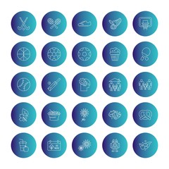 25 User interface Icon set for web and mobile applications