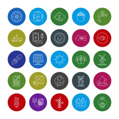 Set Of Universal Icons For Mobile Application and websites