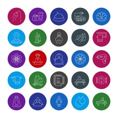 Fototapeta premium Simple Set of Universal Related Color Icons