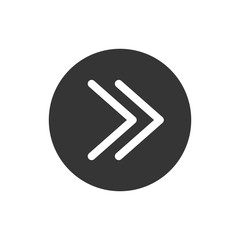 Next Button Icon Vector Illustration