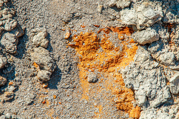 background or texture of the dry land 