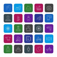 Simple Set of Universal Related Color Icons