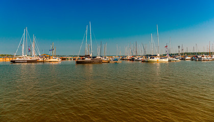 Fototapeta na wymiar Jachthafen ,Marina
