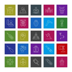 Set Of Universal 25 Icons