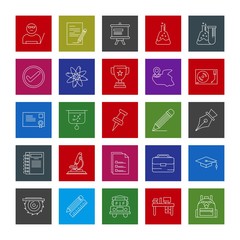 25 Universal Icons Sheet