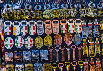 Roman Landmarks Magnets Key Chains Bottle Openers Rome Italy