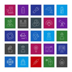 Simple Set Of Universal Icons