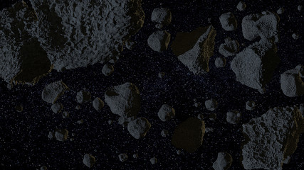 asteroide piedra cometa roca - obrazy, fototapety, plakaty