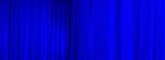 abstract background - blue curtain