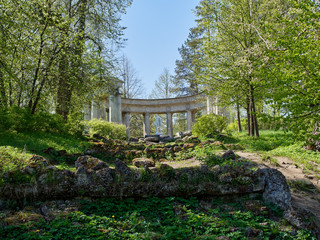 Colonnade of Apollo in Pavlovsky park