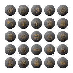 Set of 25 Universal Pixel Perfect Icons