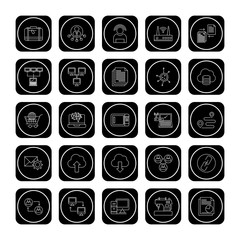  Simple Set of Universal Related Color Icons