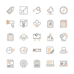 Set of 25 Universal Pixel Perfect Icons